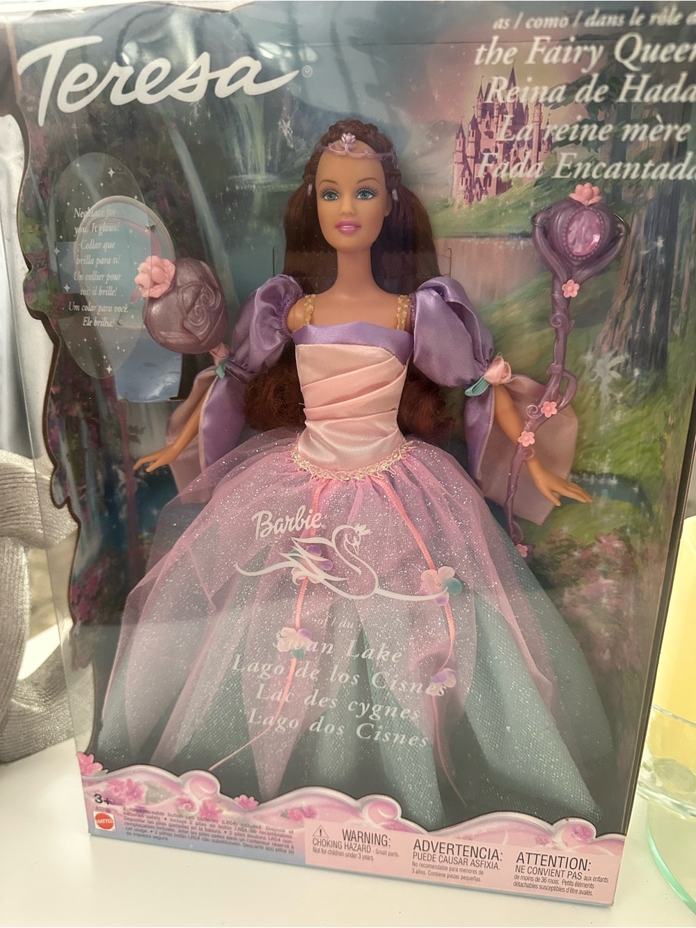 Barbie Teresa Swan Lake Fairy Queen 2003 NIB Collector Doll